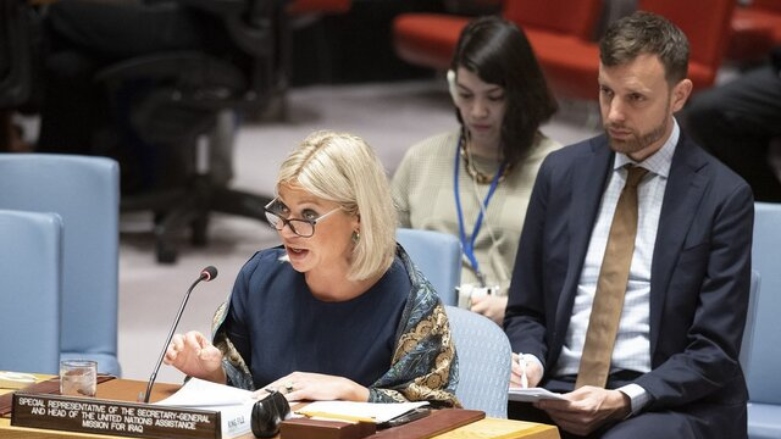 جنین هنیس پلاسخارت، نماینده‌ی دبیرکل سازمان ملل متحد در عراق فدرال